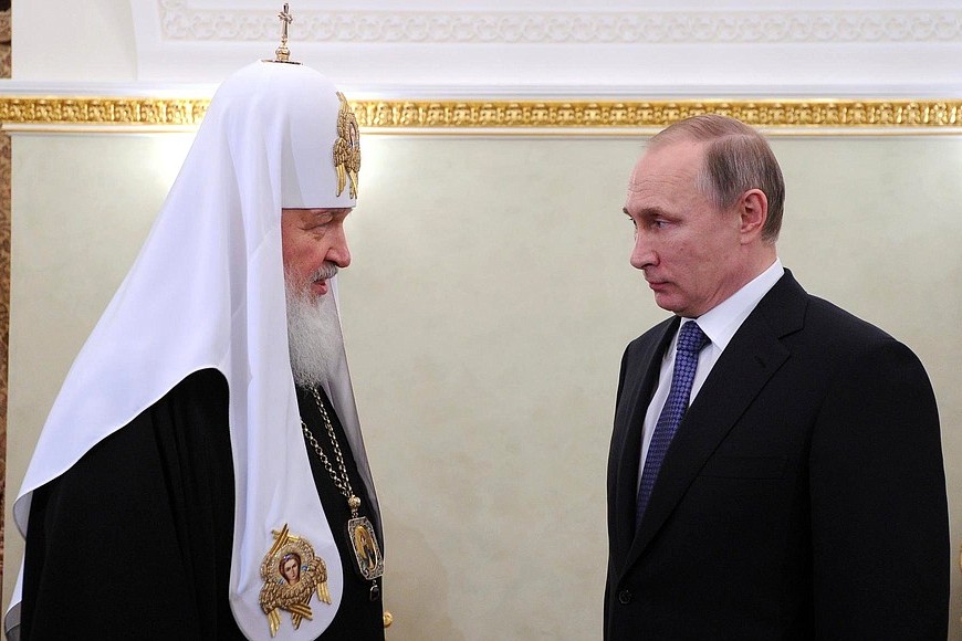 Vladimir Putin and Patriarch Kirill