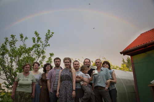 Команда проекта «Жить вместе» во время путешествия по Тверской области