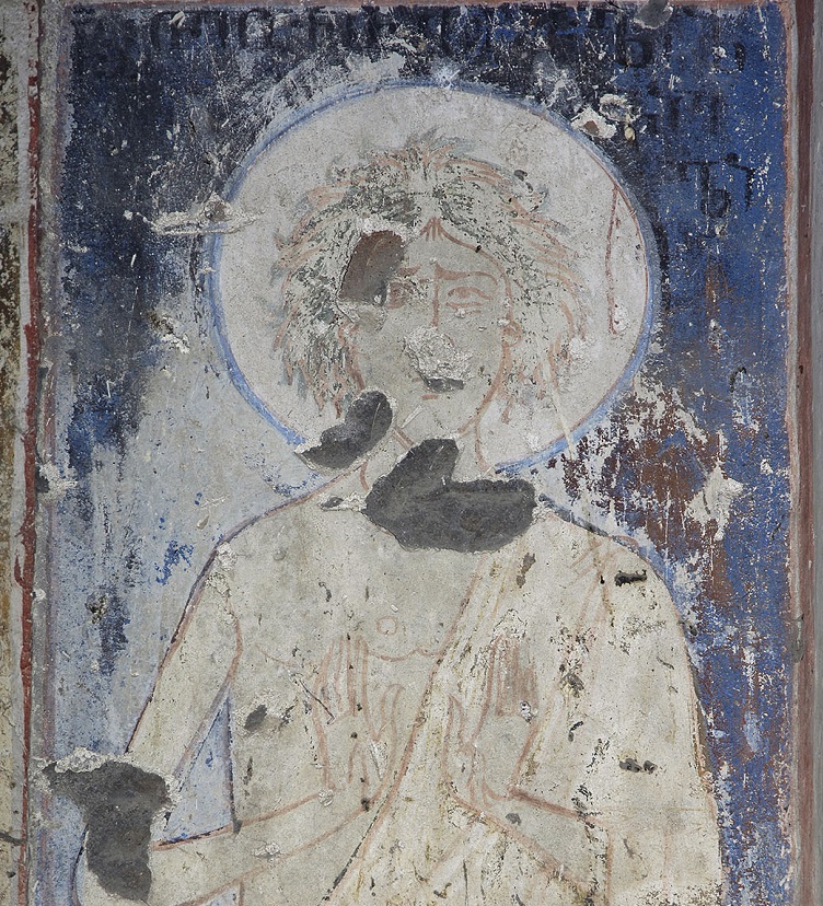 Преподобная Мария Египетская, фреска в церкви Тиграна Оненца (Св. Григория), Карс, Турция. Фото: https://commons.wikimedia.org/