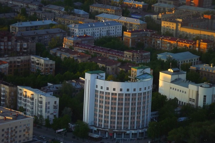 «Городок чекистов», один из центральных районов Екатеринбурга