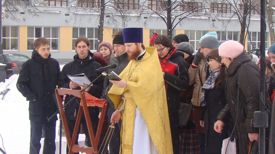 Акция «Молитва памяти» в Екатеринбурге