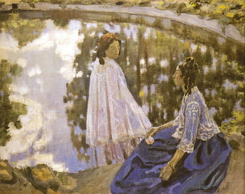 В.Э. Борисов-Мусатов. «У водоема», 1902
