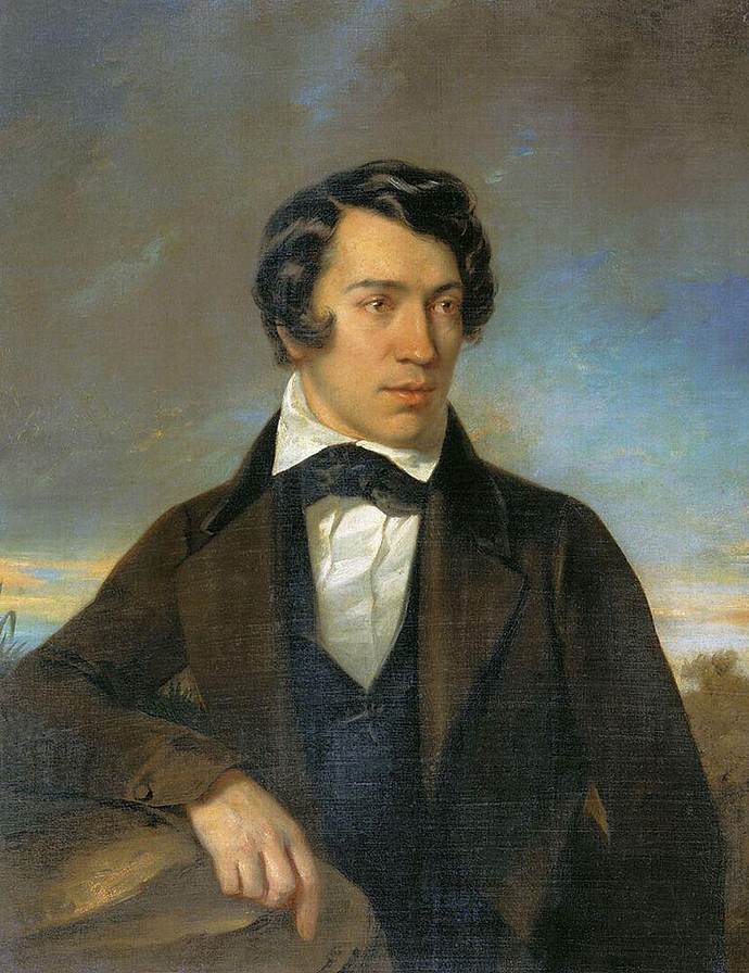 Алексей Степанович Хомяков. Автопортрет. 1842
