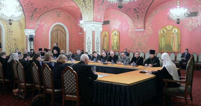 Святейший Патриарх Московский и всея Руси Кирилл встретился с представителями православных общественных объединений