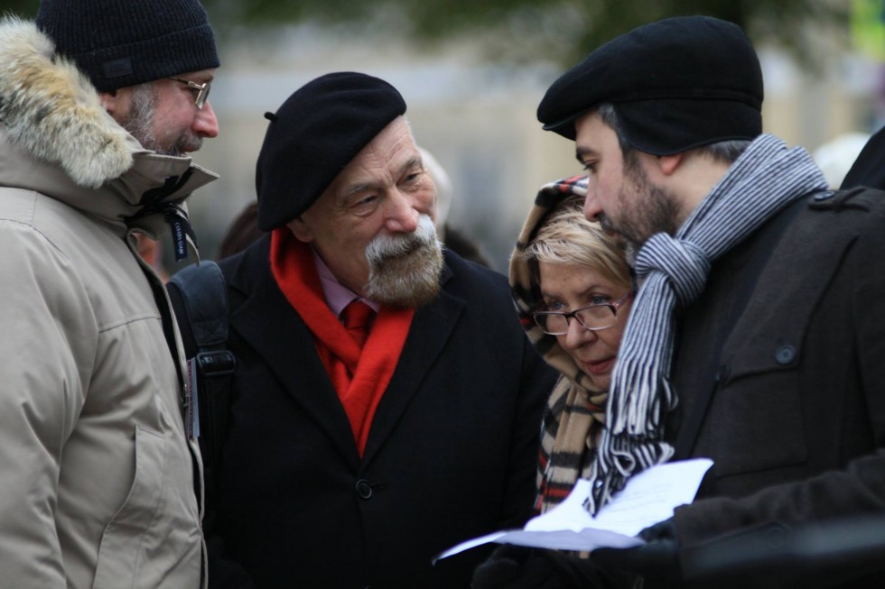 В «Молитве памяти» на Трубной площади принял участие правозащитник Валерий Борщёв