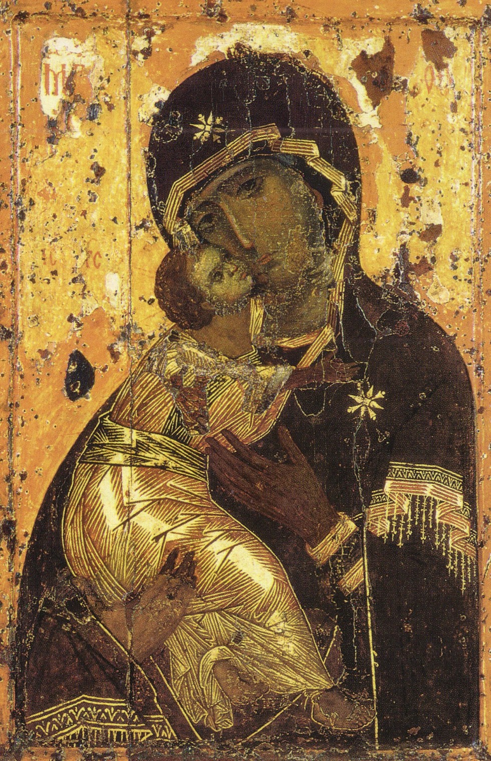 Владимирская икона Божией Матери. XII век