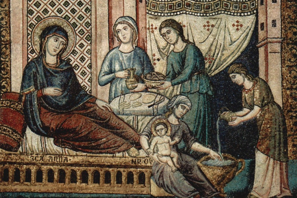 Пьетро Каваллини, Рождество Богородицы, 1296-1300