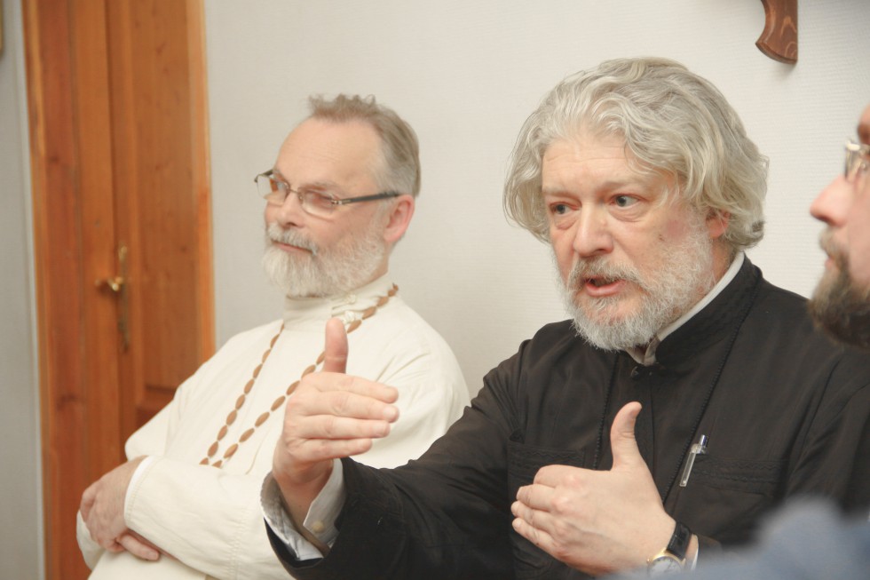 Священник Георгий Кочетков, протоиерей Алексий Уминский