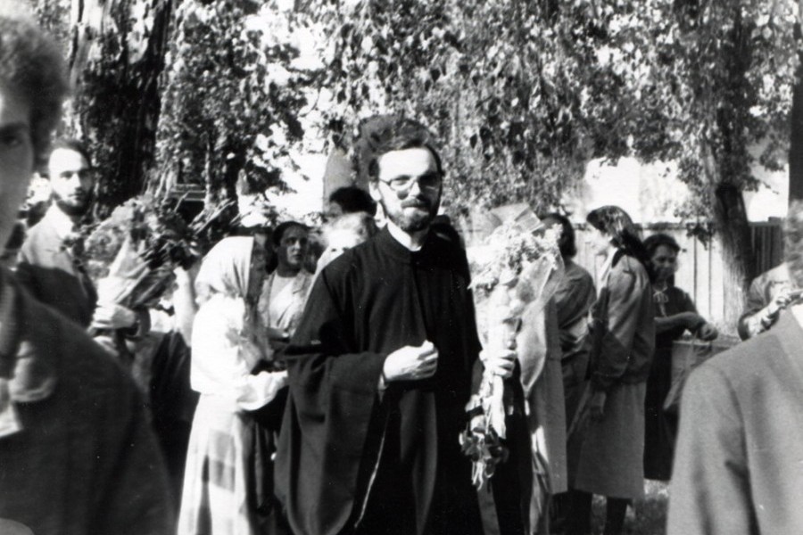 В день священнической хиротонии. Новодевичий монастырь, 24 сентября 1989 года