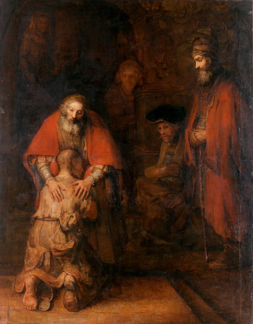 Рембрандт Харменс Ван Рейн. Возвращение блудного сына. Холст, масло, около 1668, 262×205 см&nbsp;
