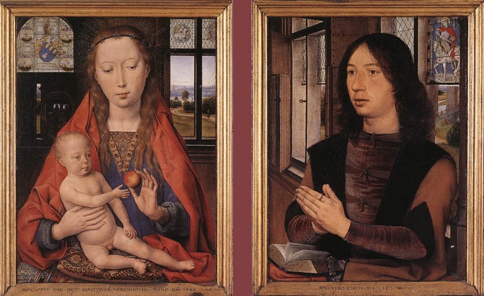 Hans Memling. Diptych of Maarten van Nieuwenhove. St. John’sHospital, Bruges. 1487