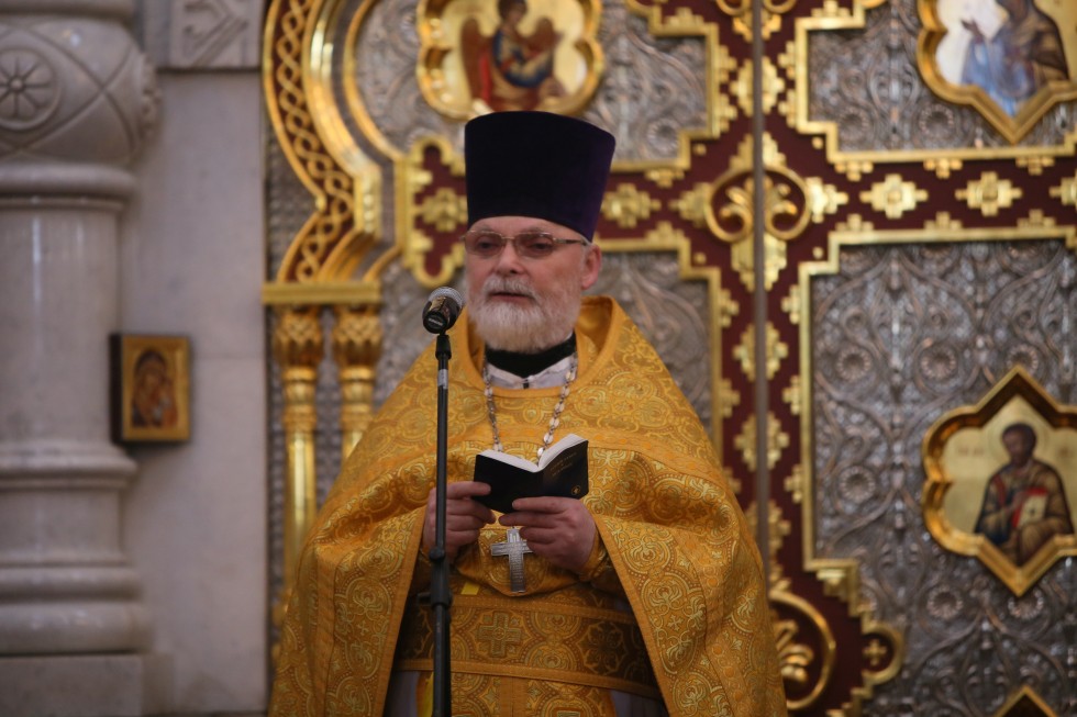 Ректор СФИ священник Георгий Кочетков, проповедь на литургии в Храме на Крови